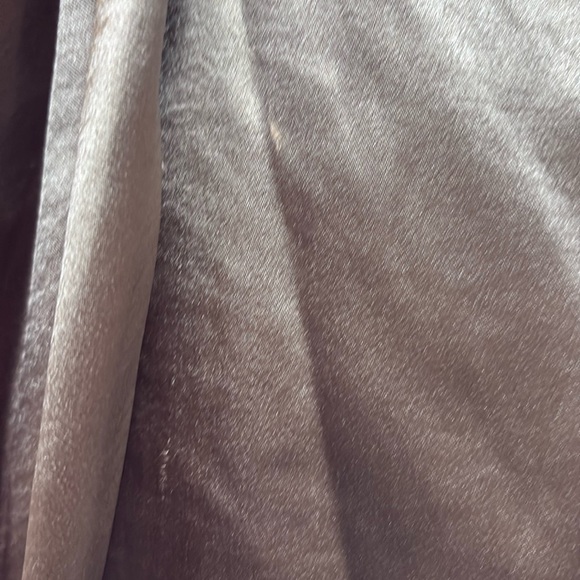 NEW Aidan Mattox evening gown maxi dress slit cut out silver formal wear - Picture 16 of 16